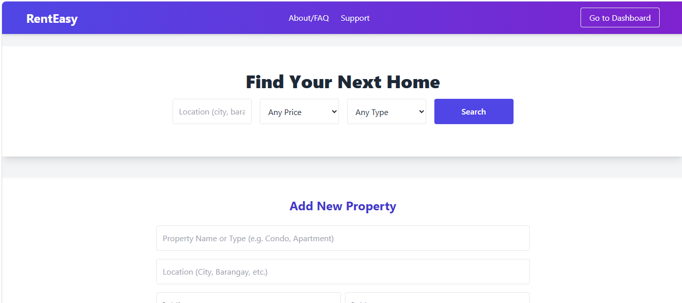 House-renting-web-app